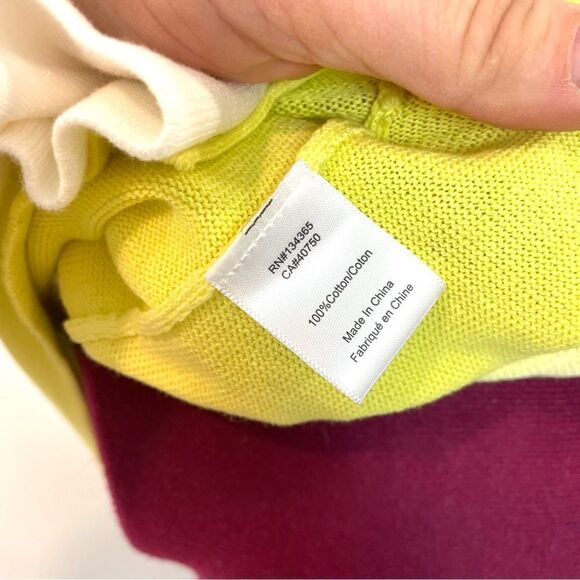 MarlaWynne Boxy Dip Dye Pullover Lightweight Cotton T-shirt Oversized Summer Top - Picture 6 of 10